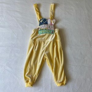 Toddler Yellow Overalls